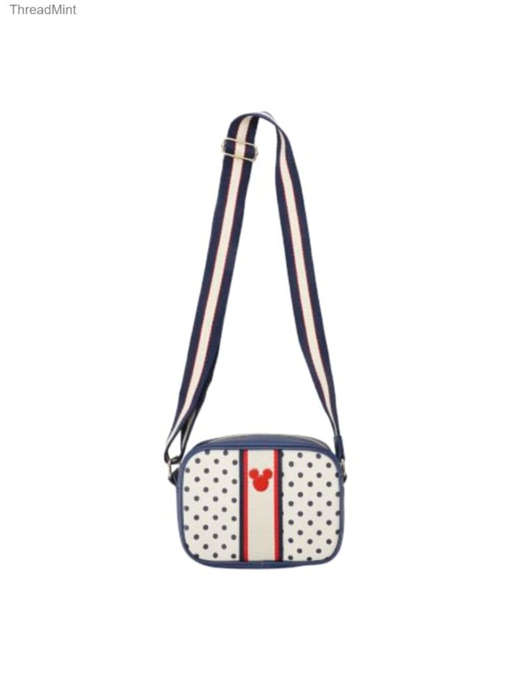 Disney Mickey Mouse Crossbody Bag with Adjustable Strap PU